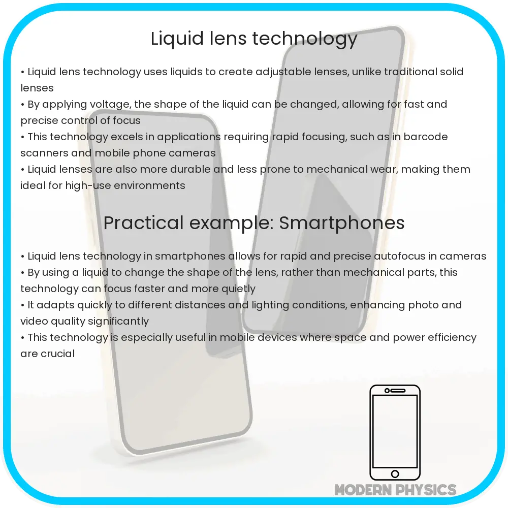 Liquid lens technology