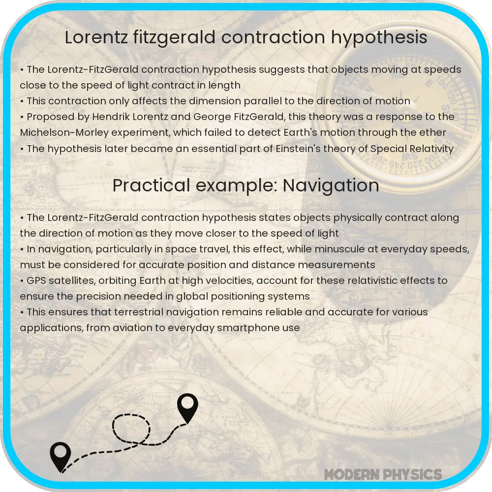 Lorentz-FitzGerald contraction hypothesis