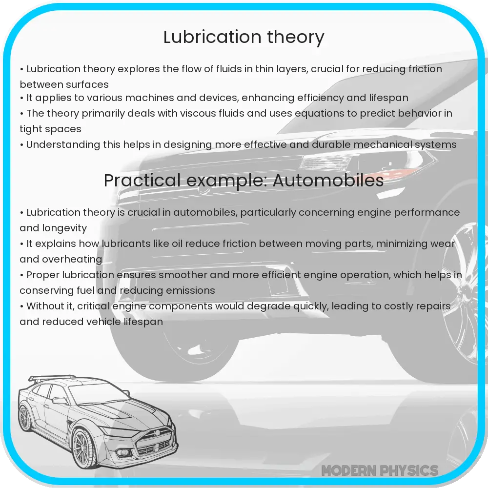 Lubrication theory