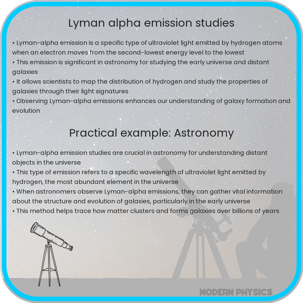 Lyman-Alpha Emission Studies