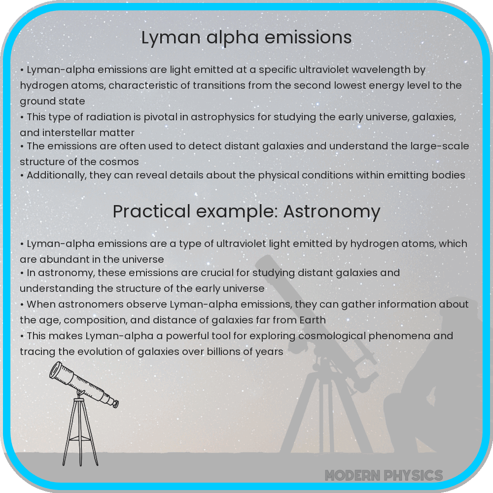 Lyman-Alpha Emissions