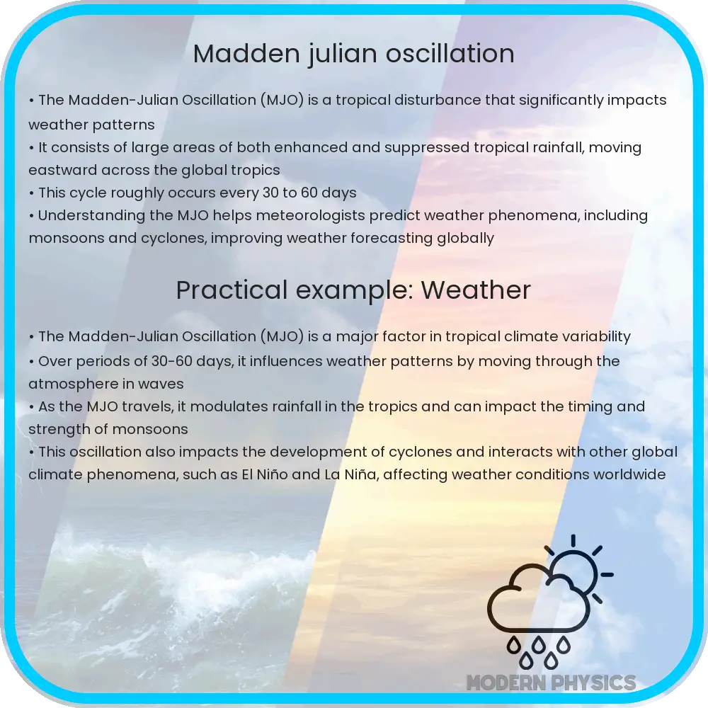 Madden-Julian Oscillation