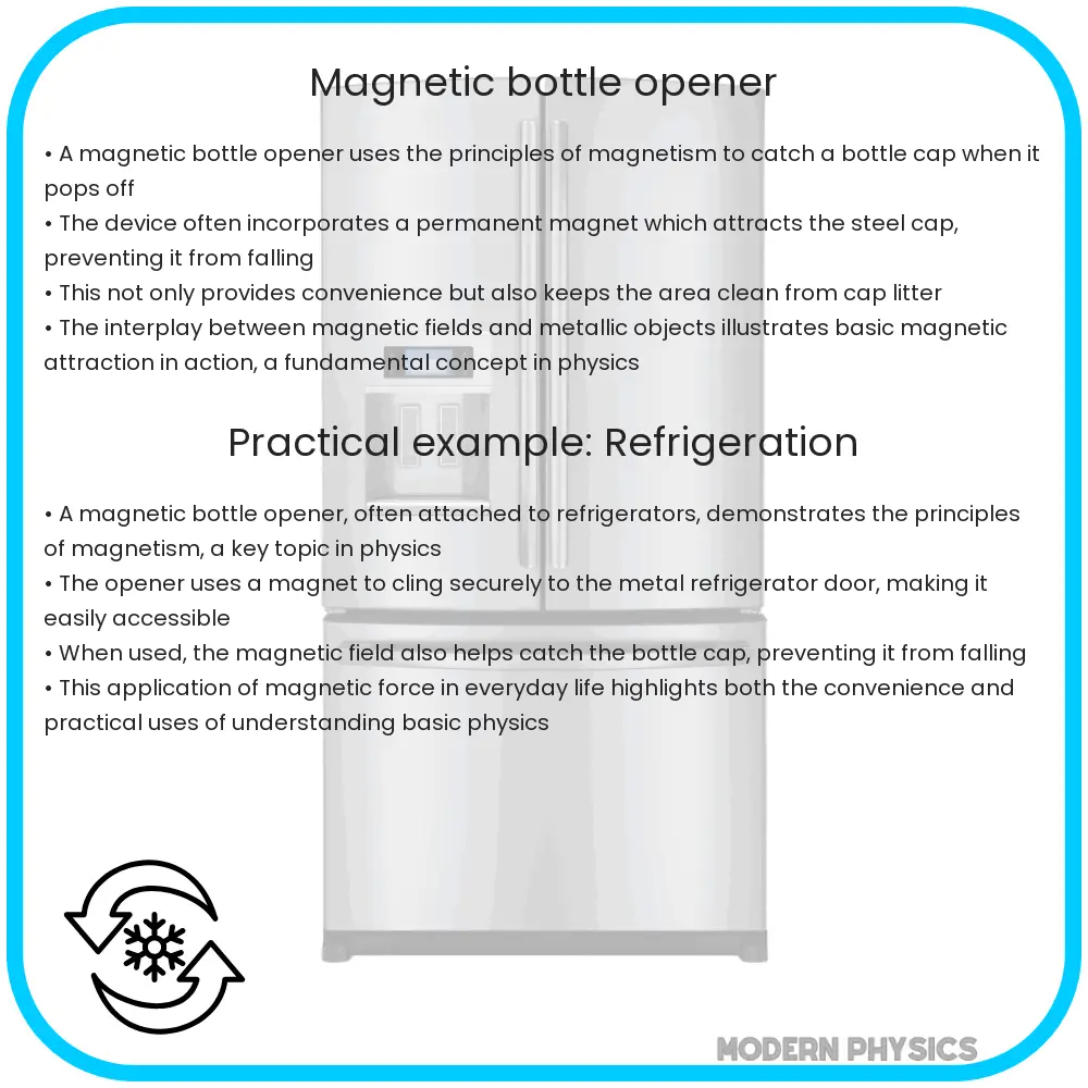 Magnetic bottle opener