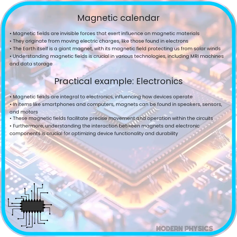 Magnetic calendar