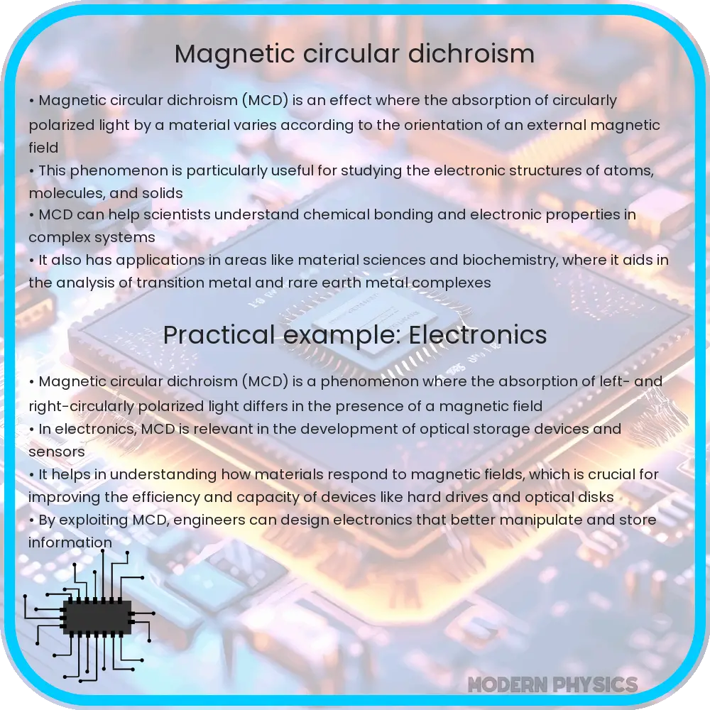 Magnetic circular dichroism