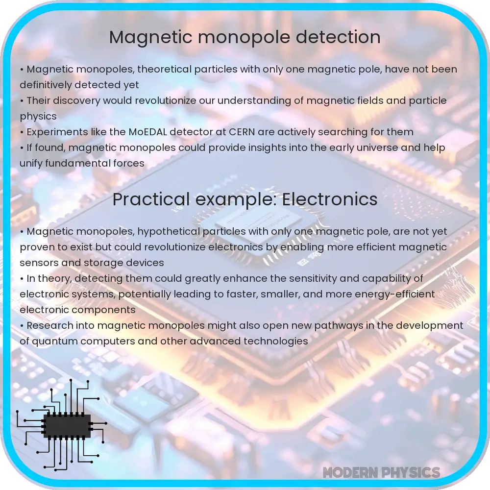 Magnetic monopole detection