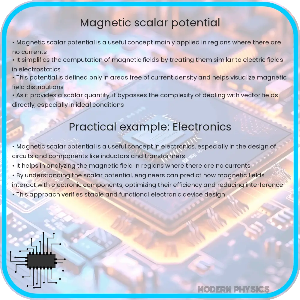 Magnetic scalar potential