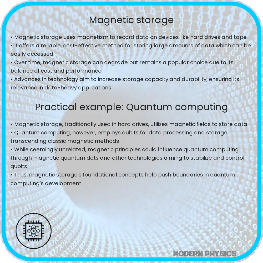 Magnetic storage