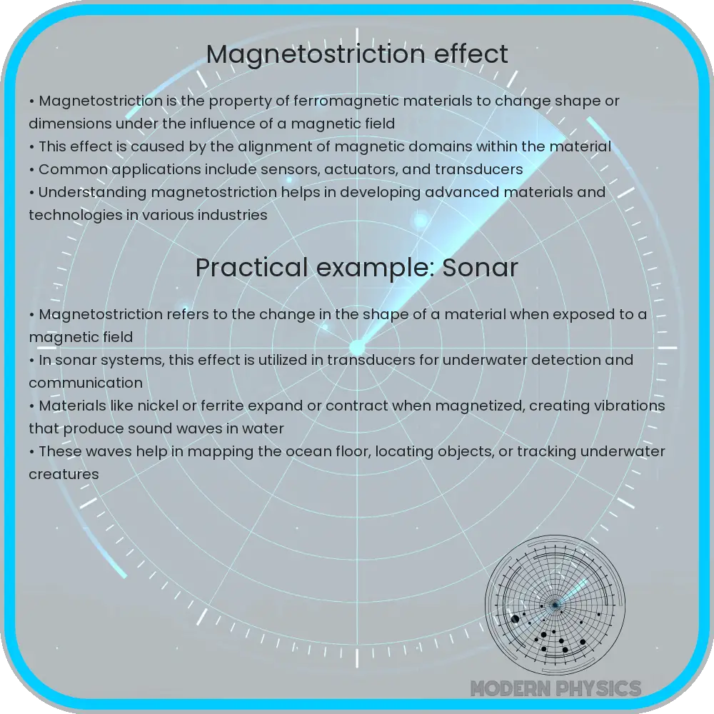 Magnetostriction effect