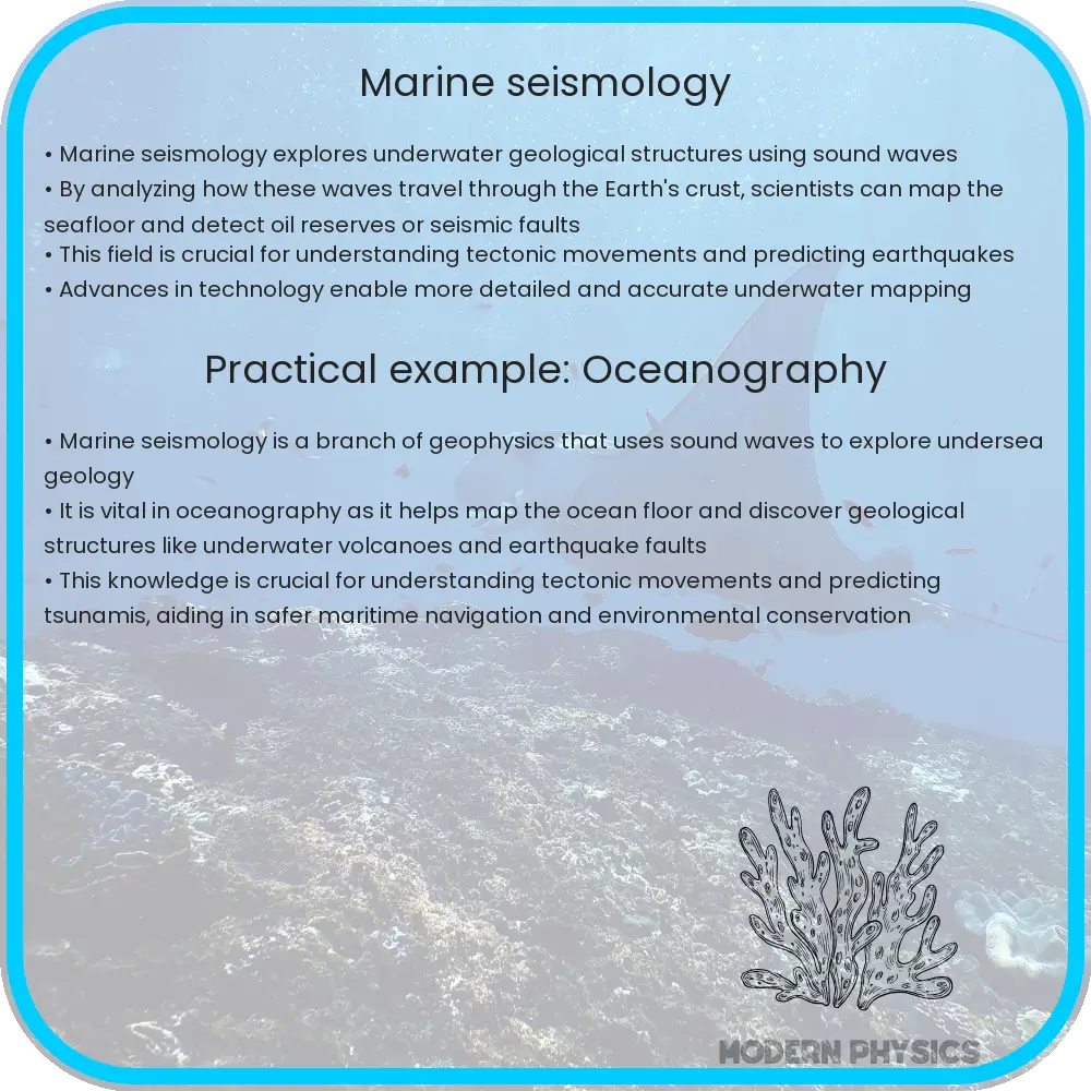 Marine Seismology