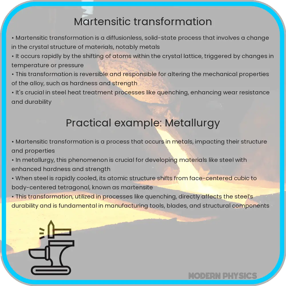 Martensitic Transformation