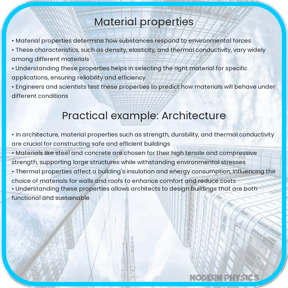 Material properties
