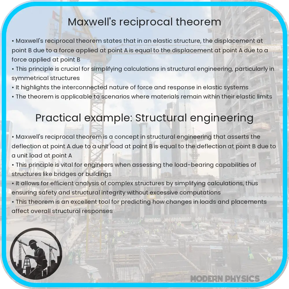 Maxwell's reciprocal theorem