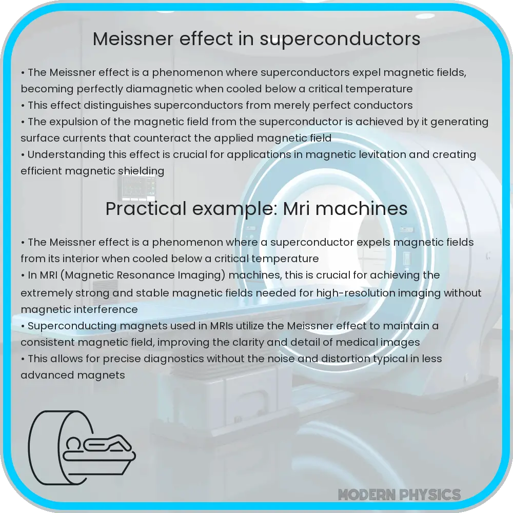Meissner effect in superconductors