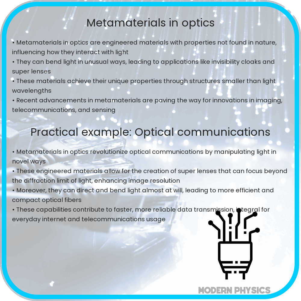 Metamaterials in optics