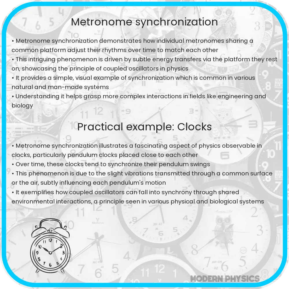Metronome synchronization