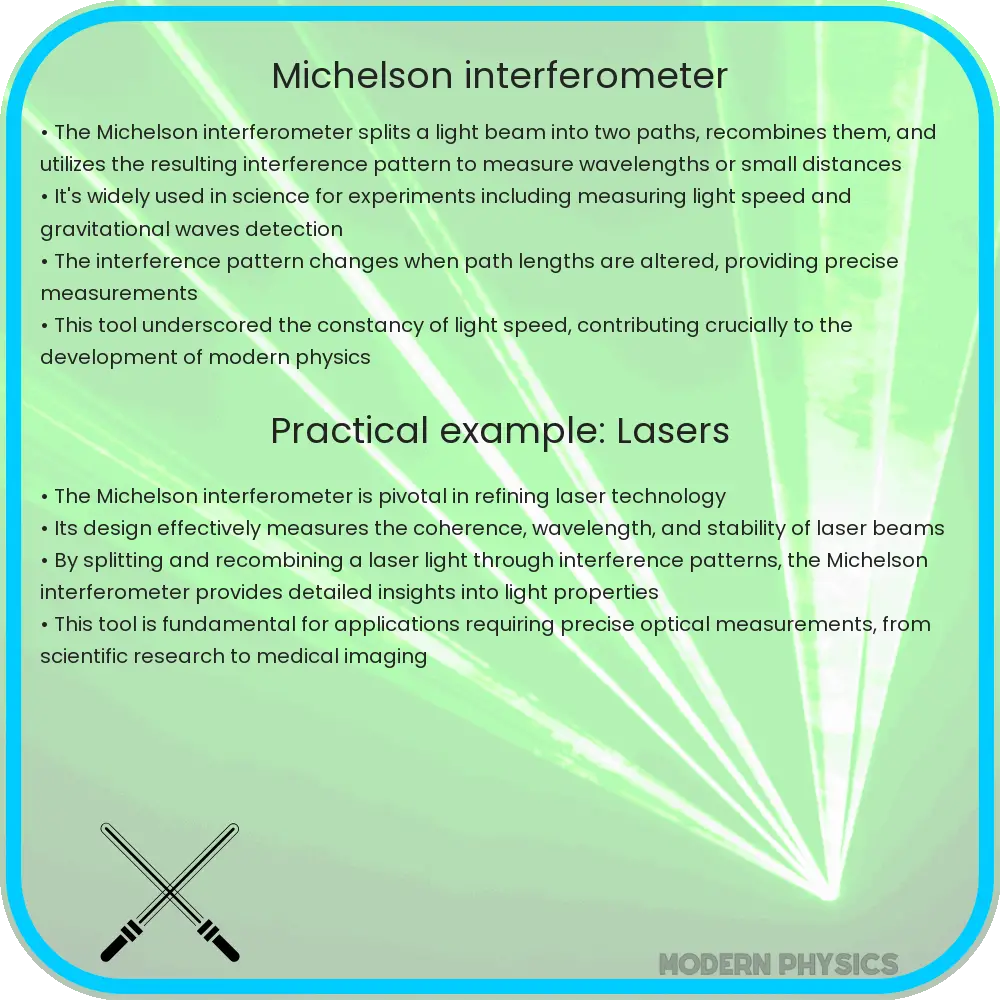 Michelson interferometer