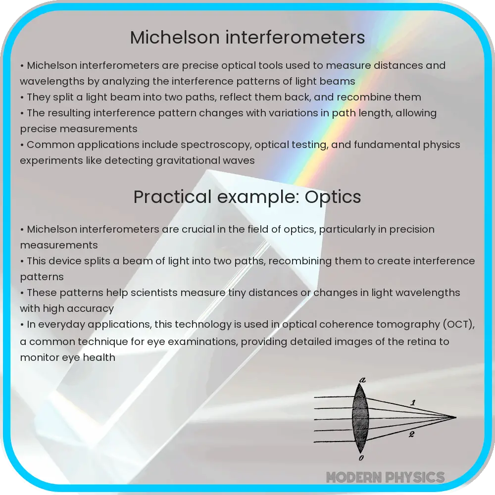 Michelson interferometers