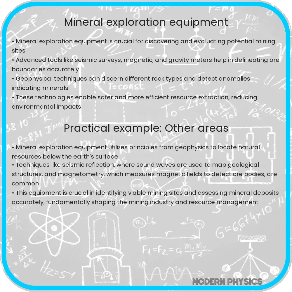 Mineral Exploration Equipment