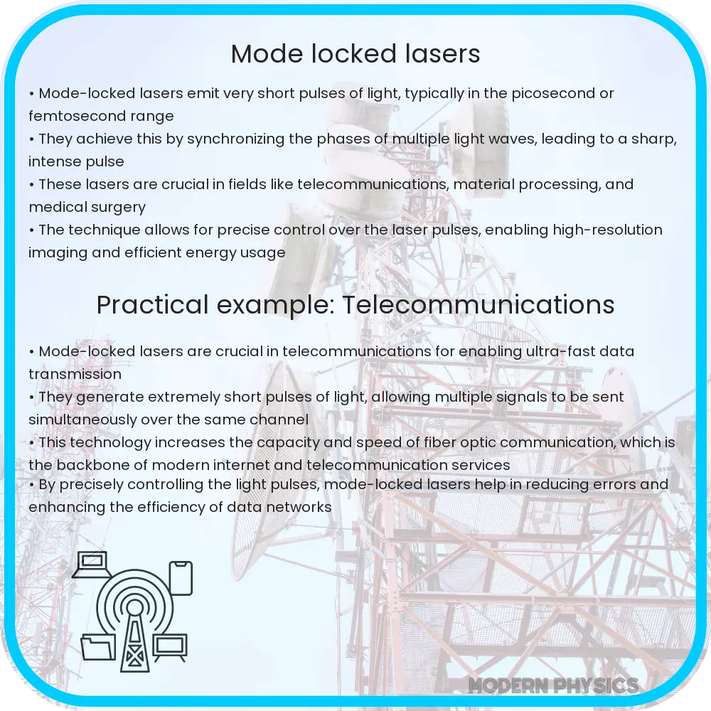 Mode-locked lasers
