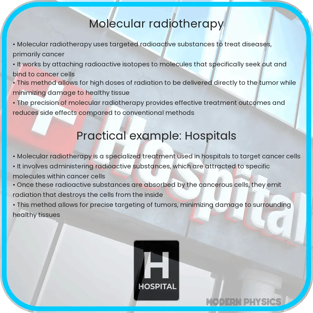 Molecular radiotherapy