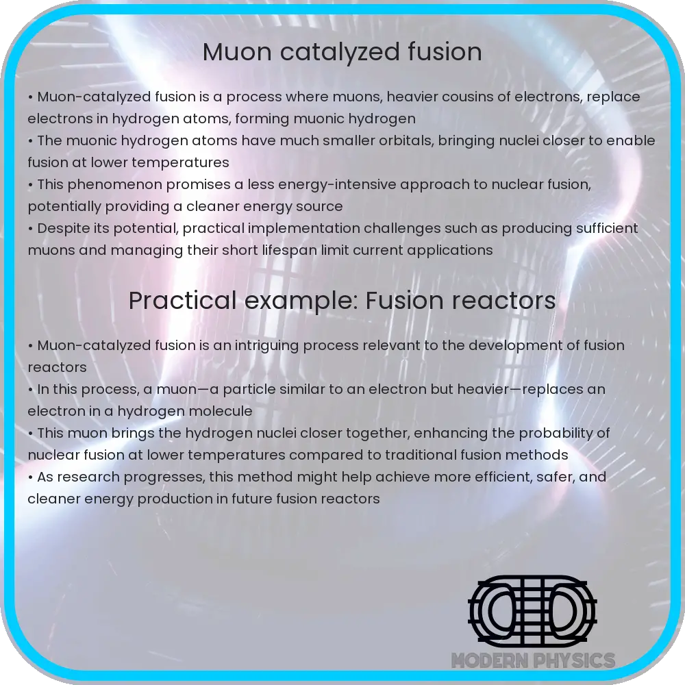 Muon Catalyzed Fusion