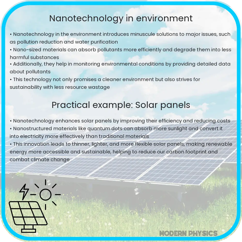Nanotechnology in Environment