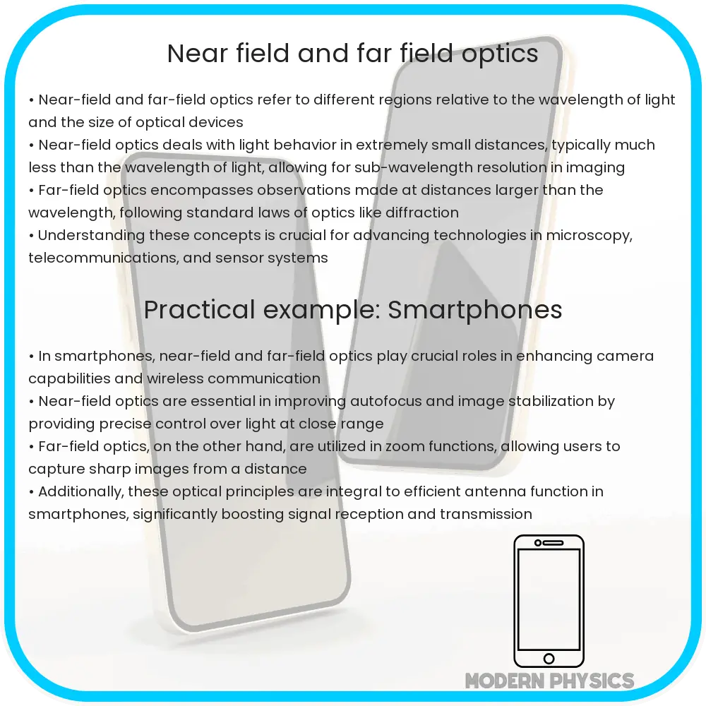 Near-field and far-field optics