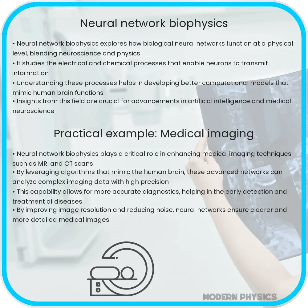 Neural Network Biophysics