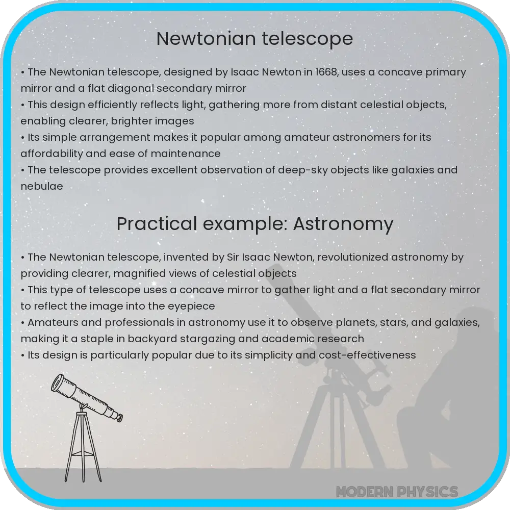 Newtonian Telescope Clarity, Precision & DIY Ease