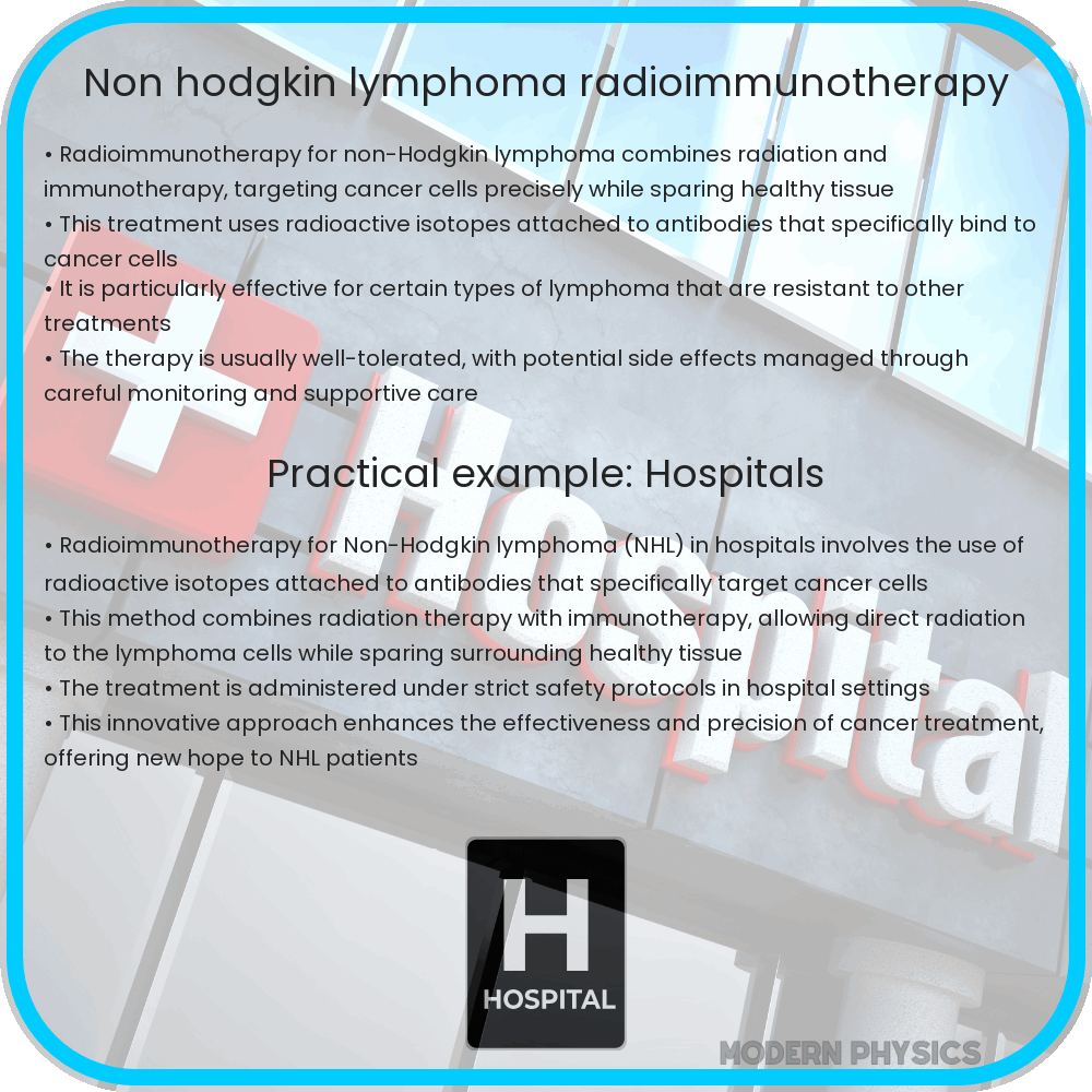 Non-Hodgkin lymphoma radioimmunotherapy