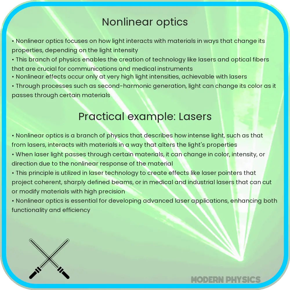 Nonlinear optics