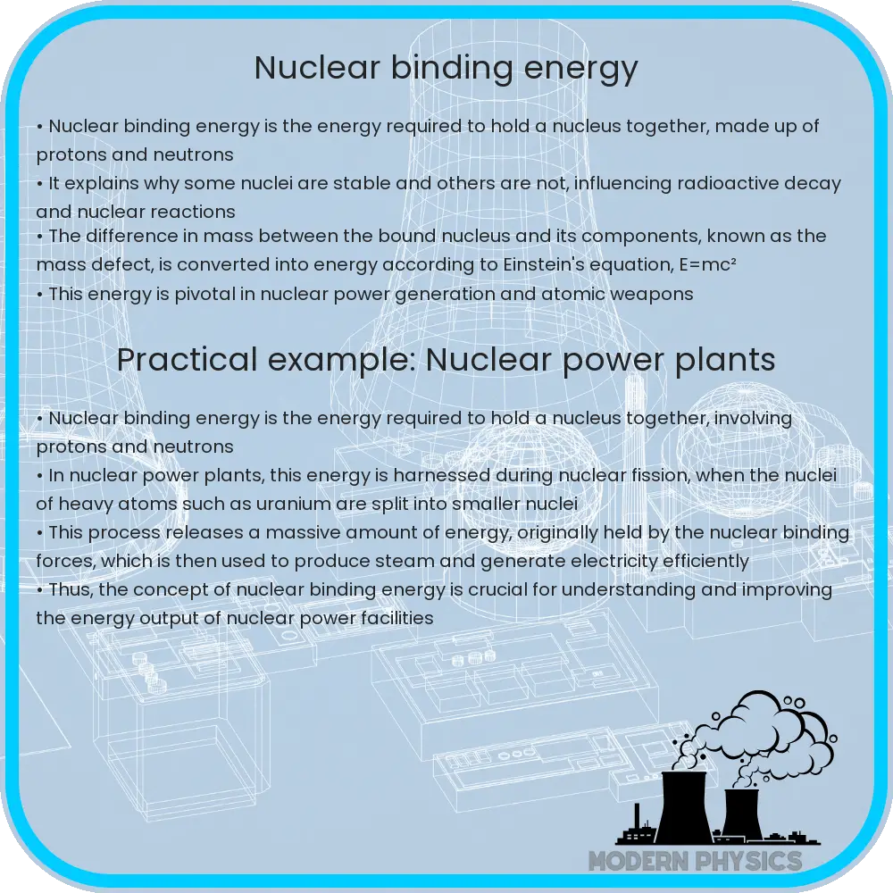 Nuclear binding energy