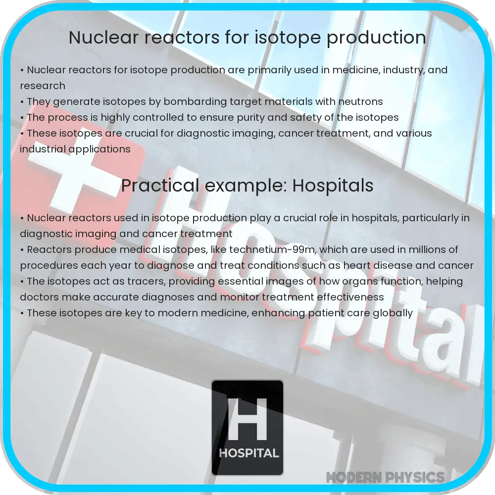 Nuclear reactors for isotope production