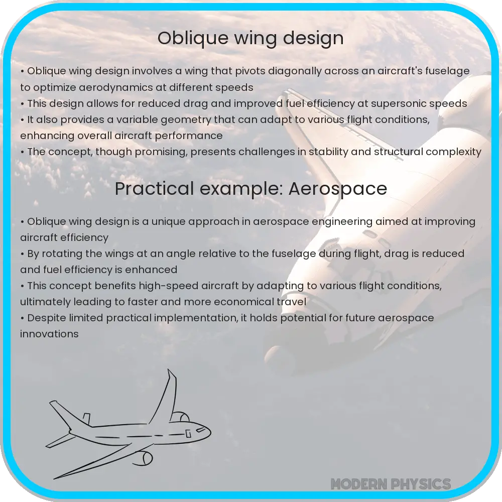 Oblique Wing Design