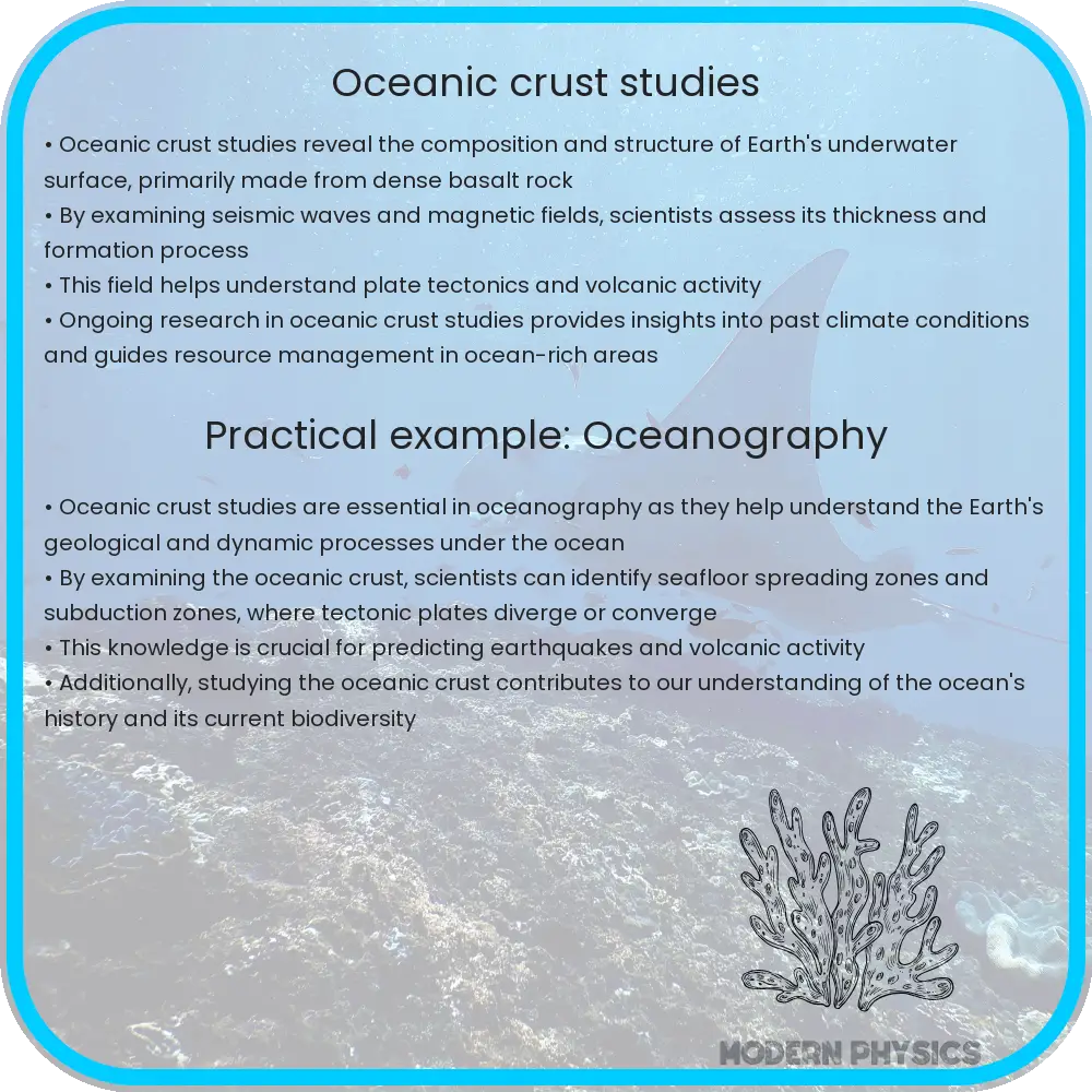 Oceanic Crust Studies
