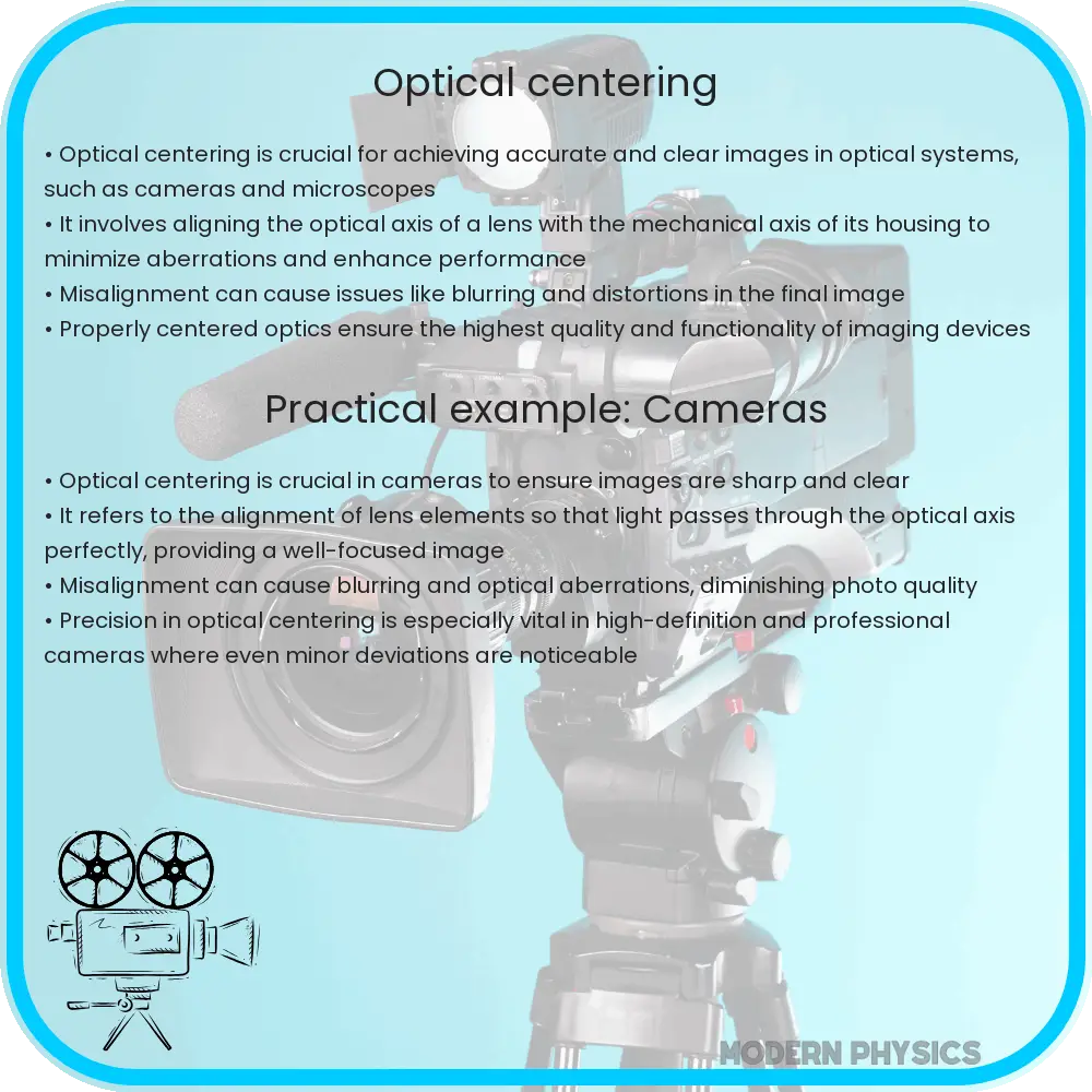 Optical centering