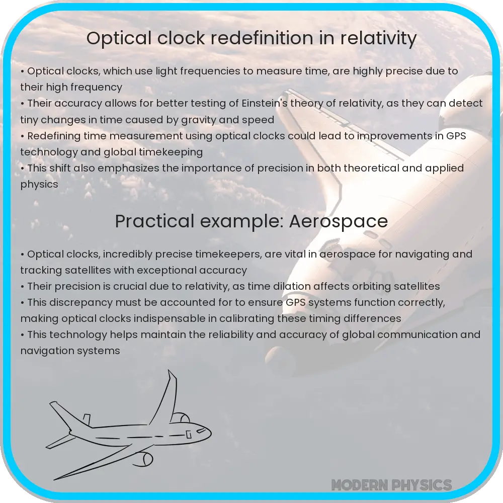 Optical Clock Redefinition Precision, Speed & Relativity