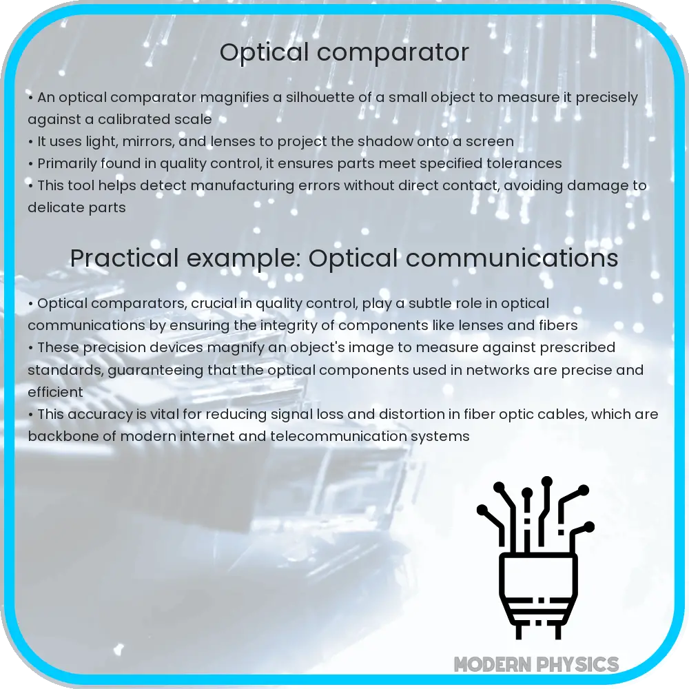 Optical comparator