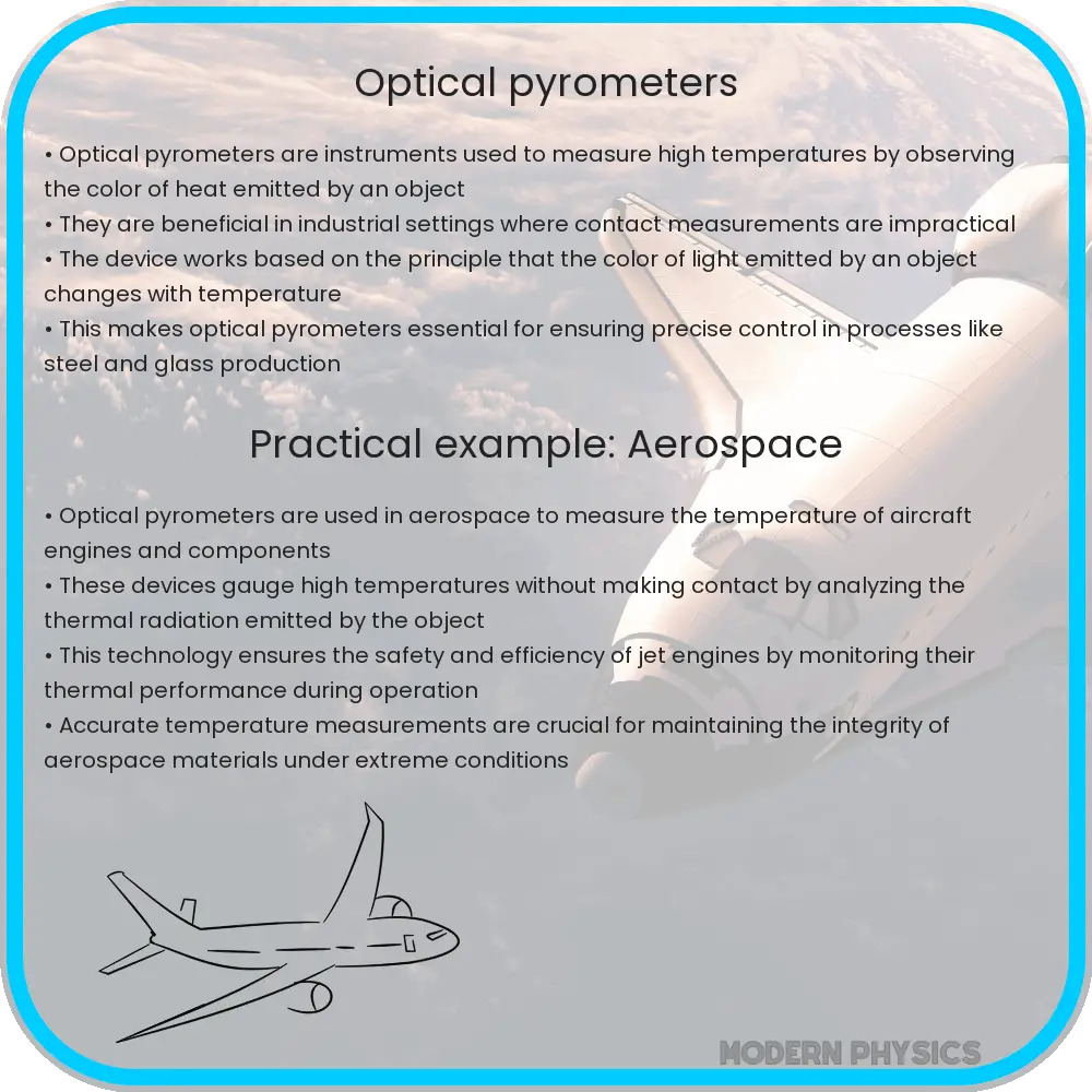 Optical pyrometers