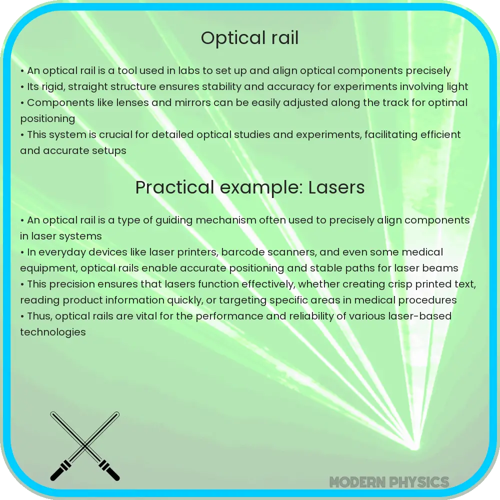 Optical rail