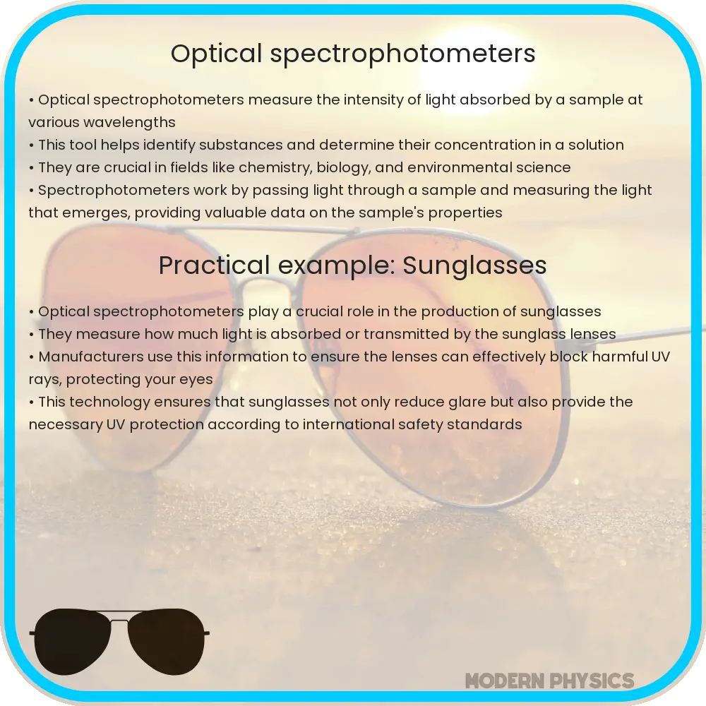 Optical spectrophotometers