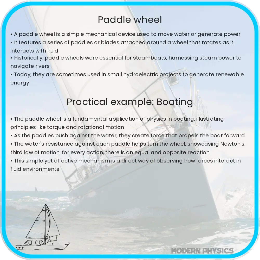 Paddle wheel