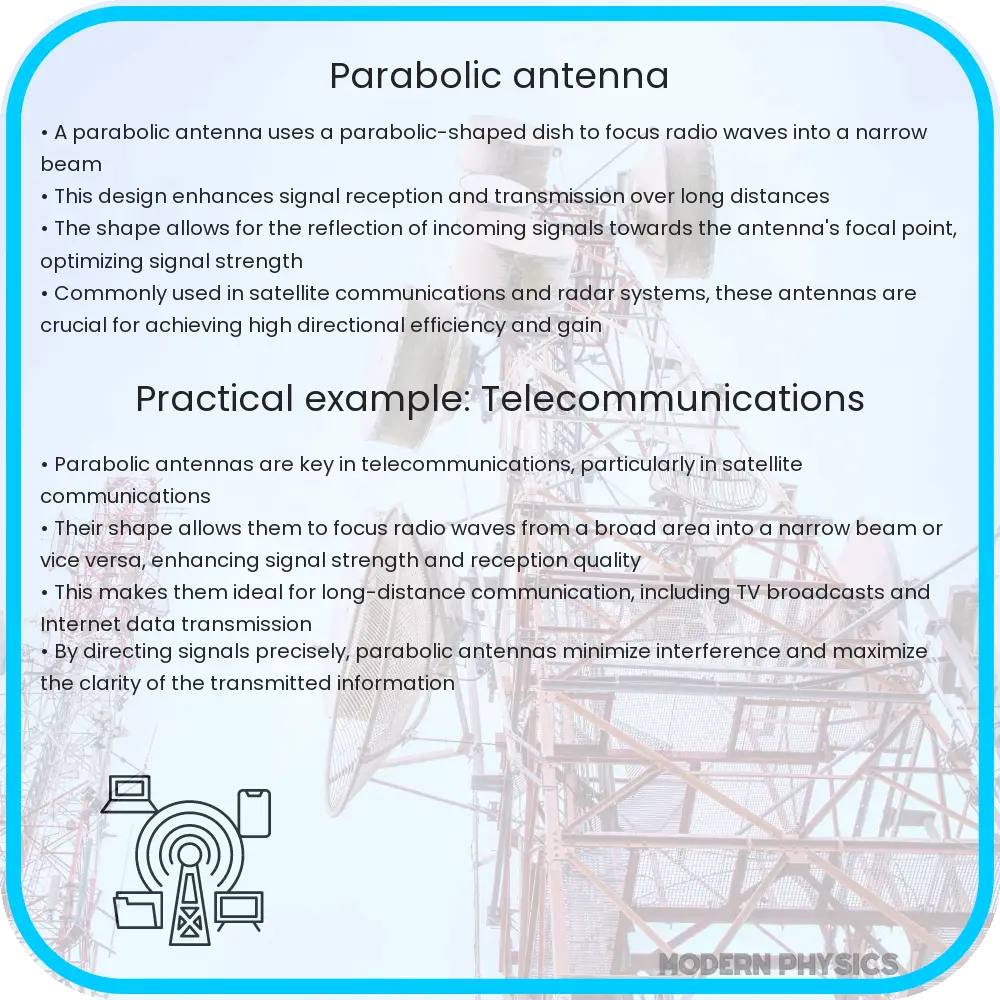 Parabolic antenna
