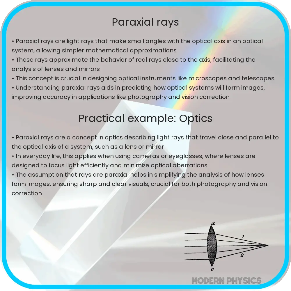 Paraxial rays