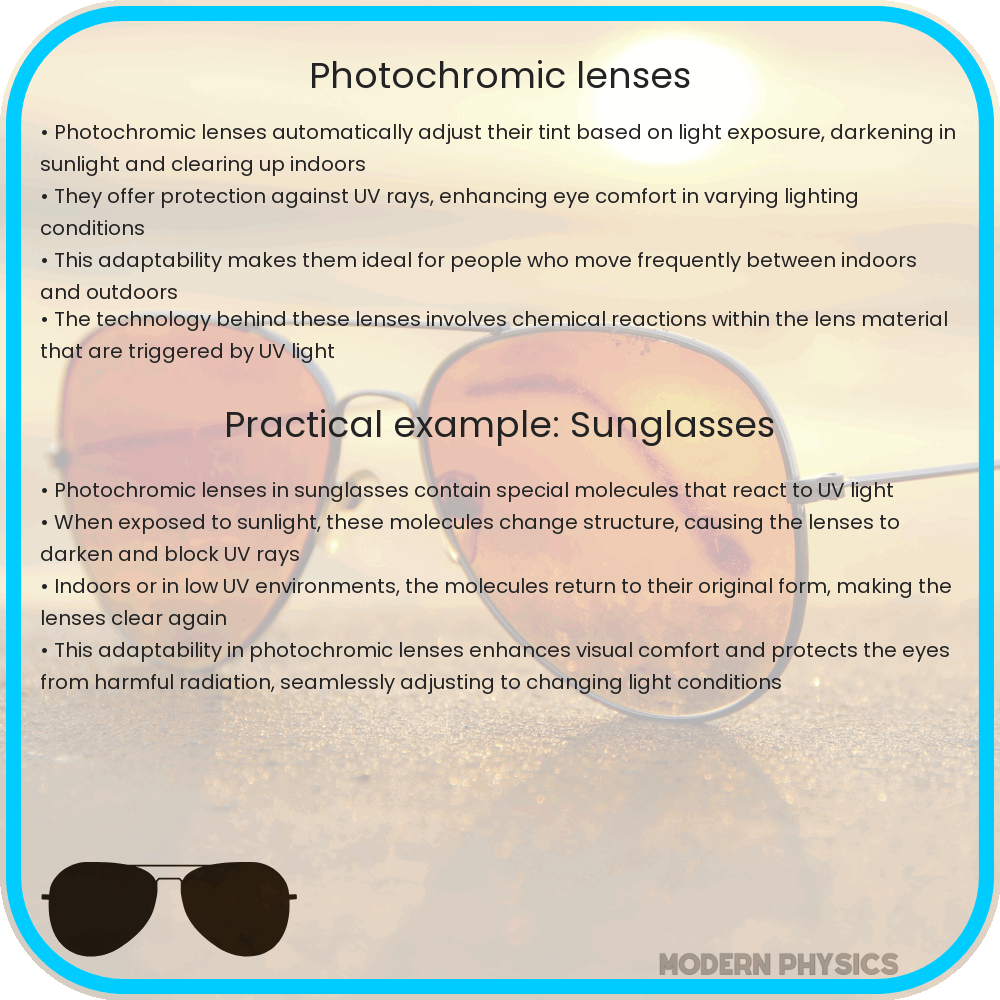 Photochromic lenses