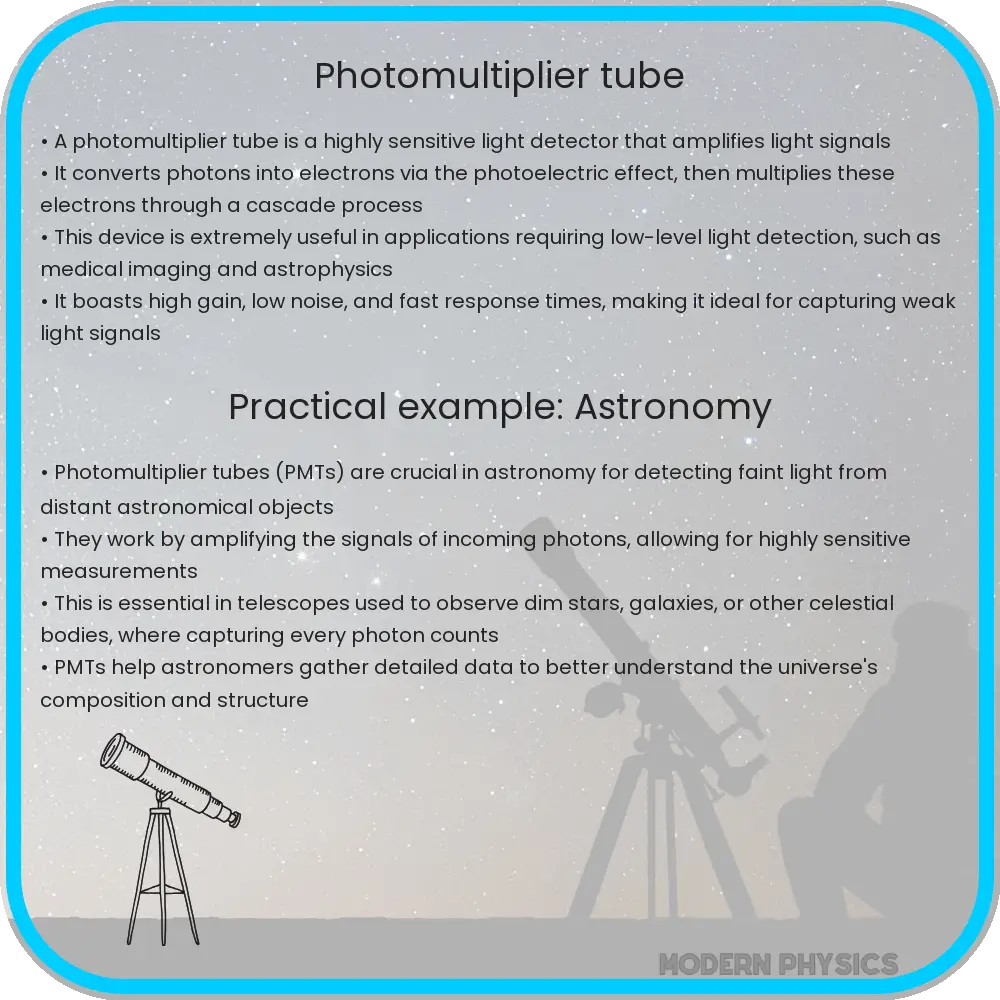 Photomultiplier tube