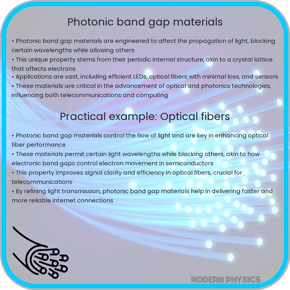 Photonic band gap materials