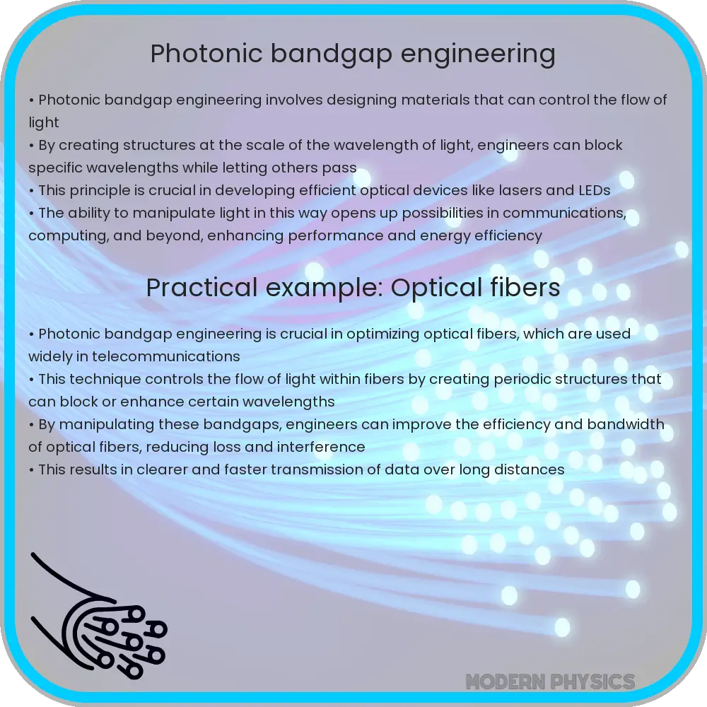 Photonic bandgap engineering