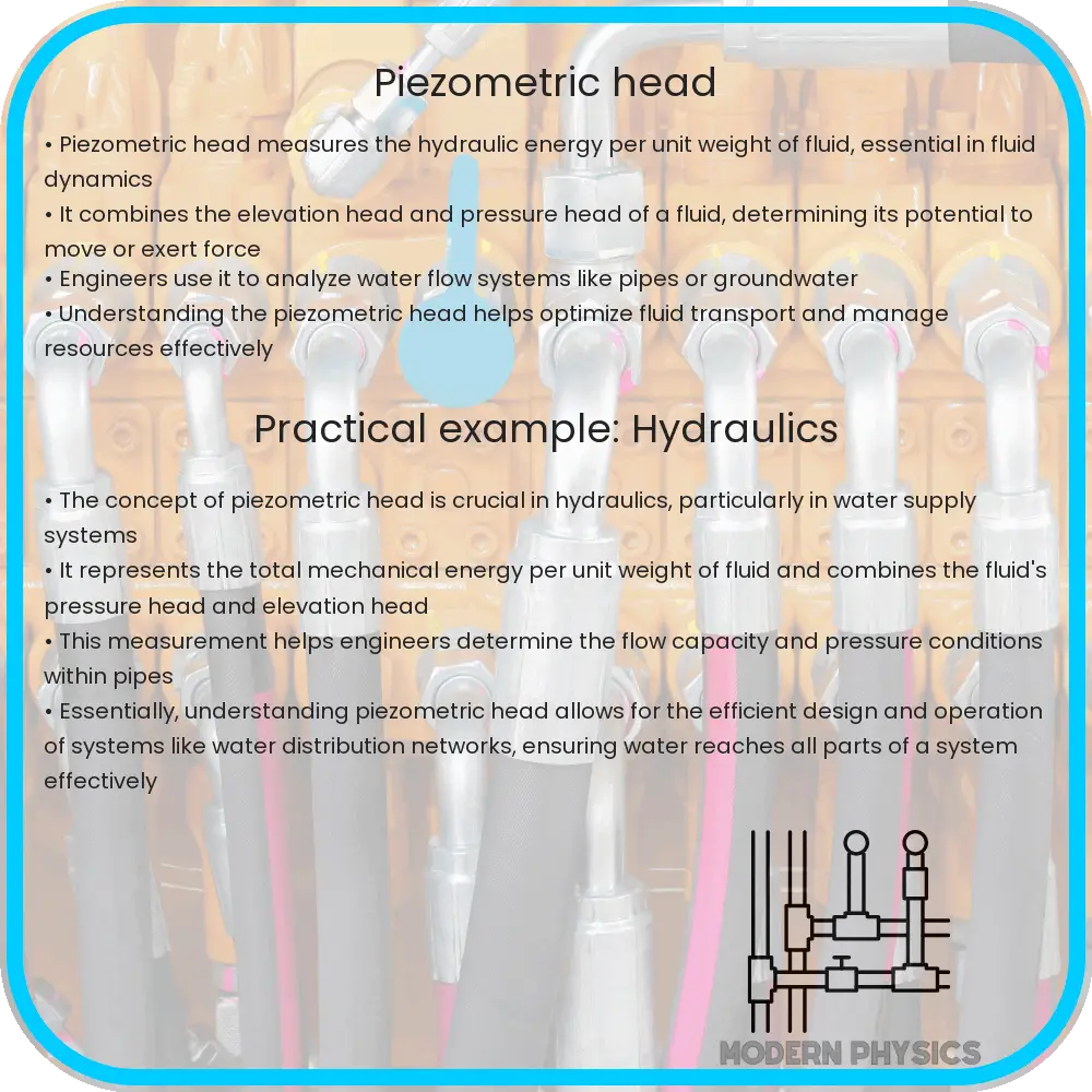 Piezometric head